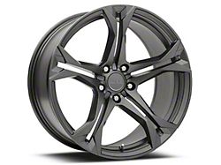 MRR M017 Graphite Wheel; Rear Only; 20x10; 23mm Offset (16-23 Camaro)