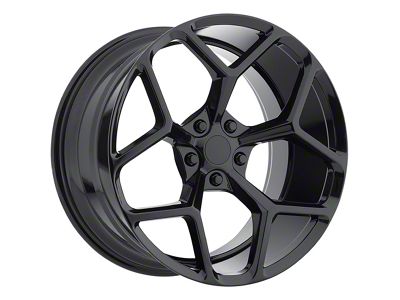 MRR M228 Black Wheel; Rear Only; 20x10; 23mm Offset (16-23 Camaro)