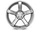 MRR VP5 Silver Machined Wheel; 20x9 (08-23 RWD Challenger, Excluding Widebody)
