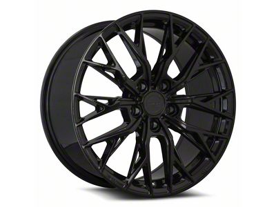 MRR GF5 Gloss Black Wheel; 19x8.5; 38mm Offset (20-25 Corvette C8 Stingray)