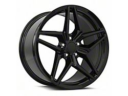MRR M755 Gloss Black Wheel; Front Only; 19x8.5; 38mm Offset (20-26 Corvette C8 Stingray)