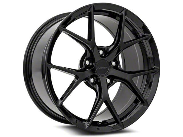 MRR FS6 Gloss Black Wheel; 21x9 (21-23 Mustang Mach-E)