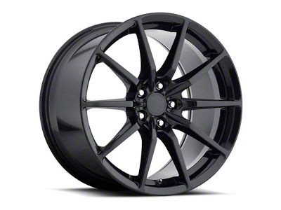 MRR M350 Gloss Black Wheel; 19x10; 40mm Offset (24-25 Mustang)
