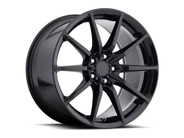 MRR M350 Gloss Black Wheel; Rear Only; 19x11 (2024 Mustang)