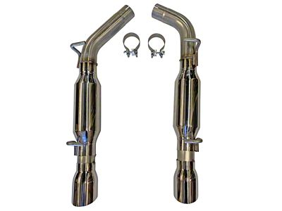 MRT Street Race Axle-Back Exhaust with Polished Tips (15-23 3.6L Charger)