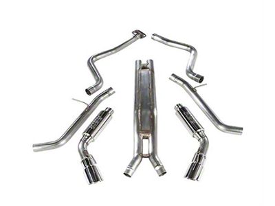 MRT Version 1 Cat-Back Exhaust with Polished Tips (16-24 V6 Camaro w/o Ground Effects Package)