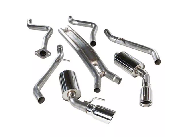 MRT Version 2 Cat-Back Exhaust with Polished Tips (16-24 V6 Camaro w/o Ground Effects Package)