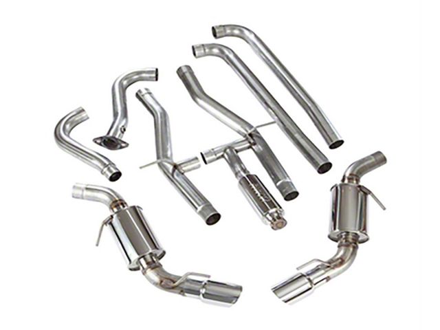 MRT Version 2 Cat-Back Exhaust with Polished Tips (16-24 Camaro SS w/o NPP Dual Mode Exhaust)