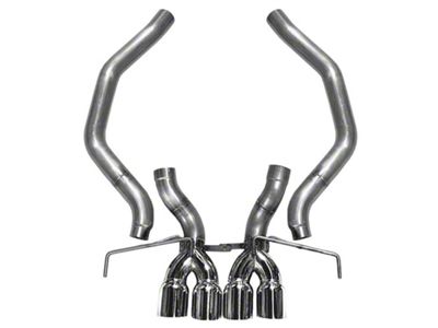 MRT Street Race Axle-Back Exhaust with Polished Tips (14-19 Corvette C7)