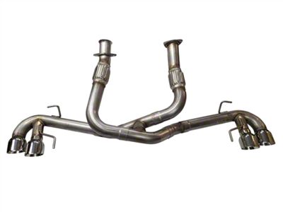 MRT Street Race Cat-Back Exhaust with Polished Tips (20-24 6.2L Corvette C8)