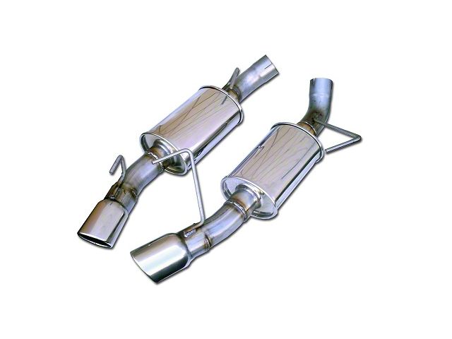 MRT Sport Touring Axle-Back Exhaust with Polished Tips (05-10 Mustang GT, GT500)