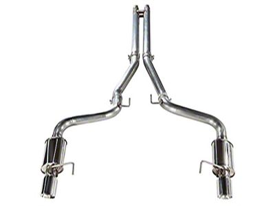 MRT Sport Touring Cat-Back Exhaust with H Pipe and Polished Tips (15-17 Mustang GT)