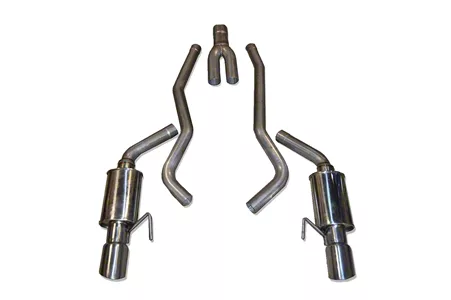 MRT Sport Touring Cat-Back Exhaust with Polished Tips (15-24 Mustang EcoBoost Fastback w/o Active Exhaust)
