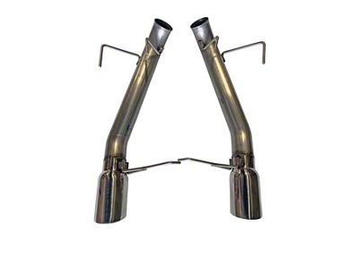 MRT KR Muffler-Delete Axle-Back Exhaust with Polished Tips (11-14 Mustang GT; 11-12 Mustang GT500)