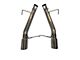 MRT KR Muffler-Delete Axle-Back Exhaust with Polished Tips (11-14 Mustang GT; 11-12 Mustang GT500)