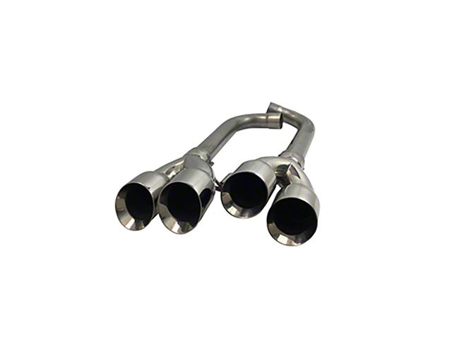 MRT Street Race Axle-Back Exhaust with Polished Tips (18-23 Mustang GT w/o Active Exhaust)