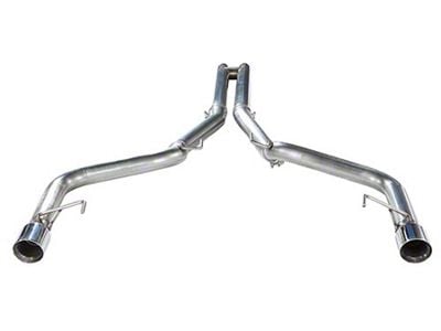 MRT KR Muffler Delete Cat-Back Exhaust with MaxFlow H-Pipe and Polished Tips (2024 Mustang GT w/o Active Exhaust)