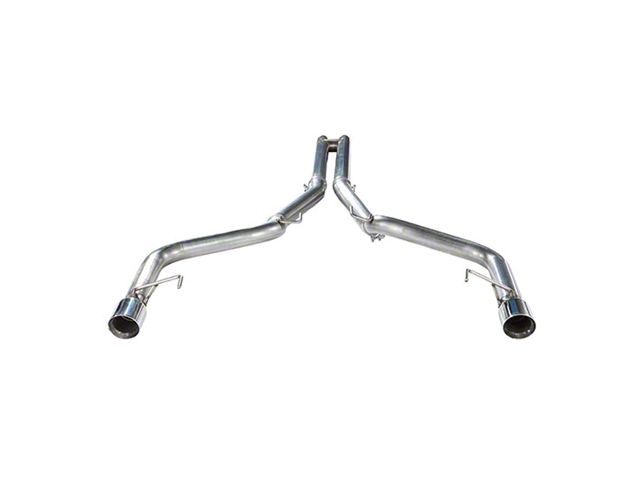 MRT KR Muffler Delete Cat-Back Exhaust with MaxFlow H-Pipe and Polished Tips (15-17 Mustang GT)