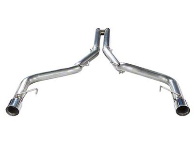 MRT KR Muffler Delete Cat-Back Exhaust with MaxFlow H-Pipe and Polished Tips (15-17 Mustang GT)