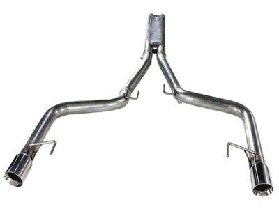 MRT KR Muffler Delete DMS Cat-Back Exhaust with Polished Tips (2024 Mustang GT w/o Active Exhaust)