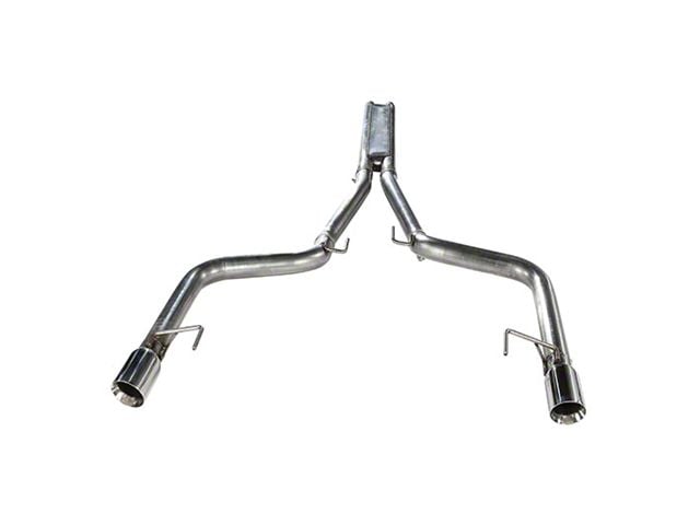 MRT KR Muffler Delete DMS Cat-Back Exhaust with Polished Tips (2024 Mustang GT w/o Active Exhaust)