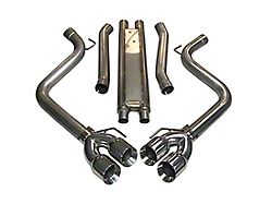 MRT KR Muffler Delete DMS Cat-Back Exhaust with Polished Tips (18-23 Mustang GT w/o Active Exhaust)