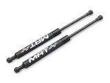 MRT Replacement Hood Struts; Black (05-14 Mustang)