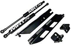 MRT Replacement Hood Struts; Black (05-14 Mustang)