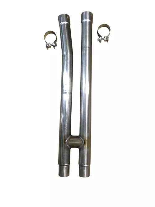 MRT Sport Touring Resonator Delete H-Pipe (15-24 Mustang GT, Dark Horse)