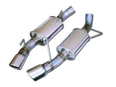 MRT Sport Touring Axle-Back Exhaust with Polished Tips (2024 Mustang GT w/o Active Exhaust)