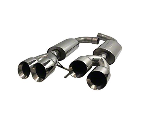 MRT Sport Touring Axle-Back Exhaust with Polished Tips (2024 Mustang GT w/ Active Exhaust, Dark Horse)