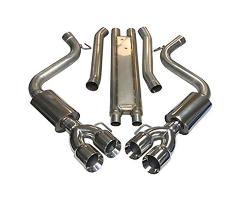 MRT Sport Touring Cat-Back Exhaust DMS with Polished Tips (2024 Mustang GT w/ Active Exhaust, Dark Horse)