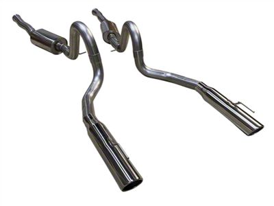 MRT Sport Touring Cat-Back Exhaust with Polished Tips (99-04 Mustang GT, Mach 1)