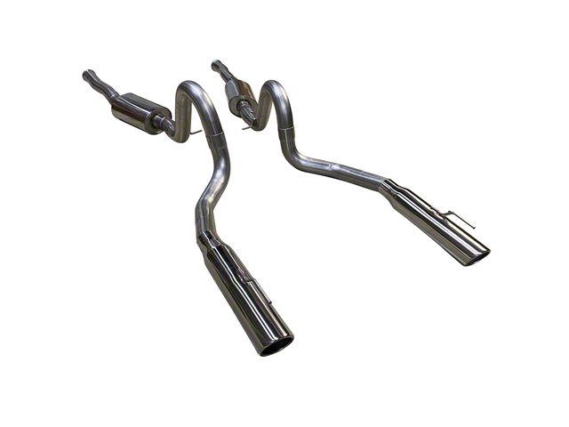 MRT Sport Touring Cat-Back Exhaust with Polished Tips (99-04 Mustang GT, Mach 1)