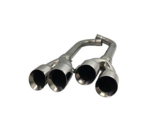 MRT Street Race Axle-Back Exhaust with Polished Tips (2024 Mustang GT w/ Active Exhaust, Dark Horse)