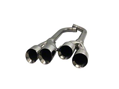MRT Street Race Axle-Back Exhaust with Polished Tips (24-25 Mustang GT w/ Active Exhaust, Dark Horse)