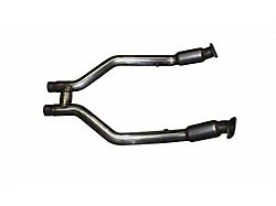 MRT Street Race Catted H-Pipe; 200 Cell (11-14 Mustang GT)