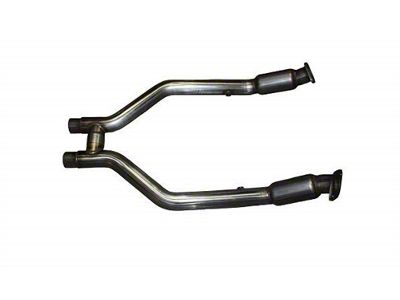 MRT Street Race Catted H-Pipe; 200 Cell (11-14 Mustang GT)