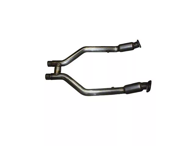 MRT Street Race Catted H-Pipe; 200 Cell (11-14 Mustang GT)
