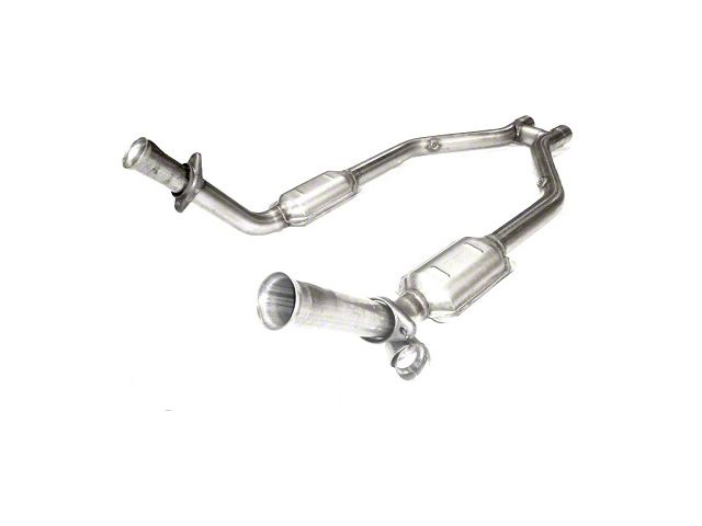 MRT Street Race Catted H-Pipe; 200 Cell (11-14 Mustang GT500)
