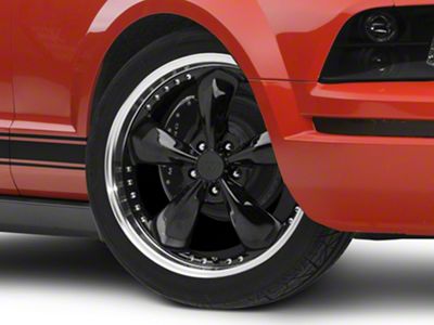 Bullitt Motorsport Gloss Black Wheel; 20x8.5 (05-09 Mustang GT, V6)