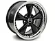 Bullitt Motorsport Gloss Black Wheel; 20x8.5 (15-23 Mustang EcoBoost w/o Performance Pack, V6)