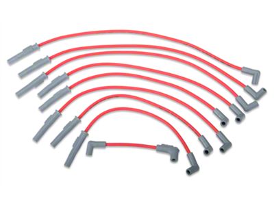 MSD Super Conductor 8.5mm Spark Plug Wires; Red (94-95 5.0L Mustang)