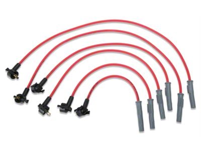 MSD Super Conductor 8.5mm Spark Plug Wires; Red (94-98 Mustang V6)