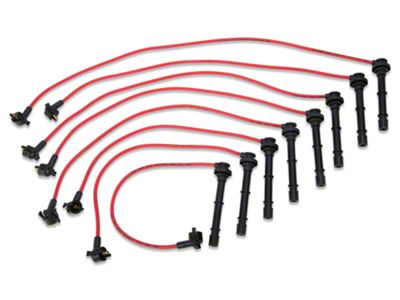 MSD Super Conductor 8.5mm Spark Plug Wires; Red (96-98 Mustang Cobra)