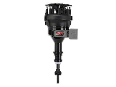 MSD Pro Billet Distributor; Black (86-93 5.0L Mustang)