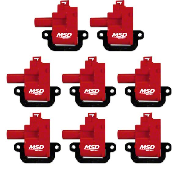 MSD Camaro Blaster Coil Packs; Red 82628 (9802 5.7L Camaro) Free