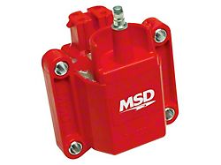 MSD Blaster Ignition Coil; Dual Connector; Red (93-95 Camaro)
