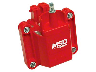 MSD Blaster Ignition Coil; Dual Connector; Red (93-95 Camaro)