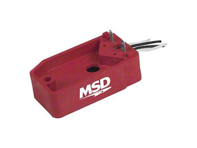 MSD Ignition Coil Interface Block; Red (93-02 V6 Camaro)
